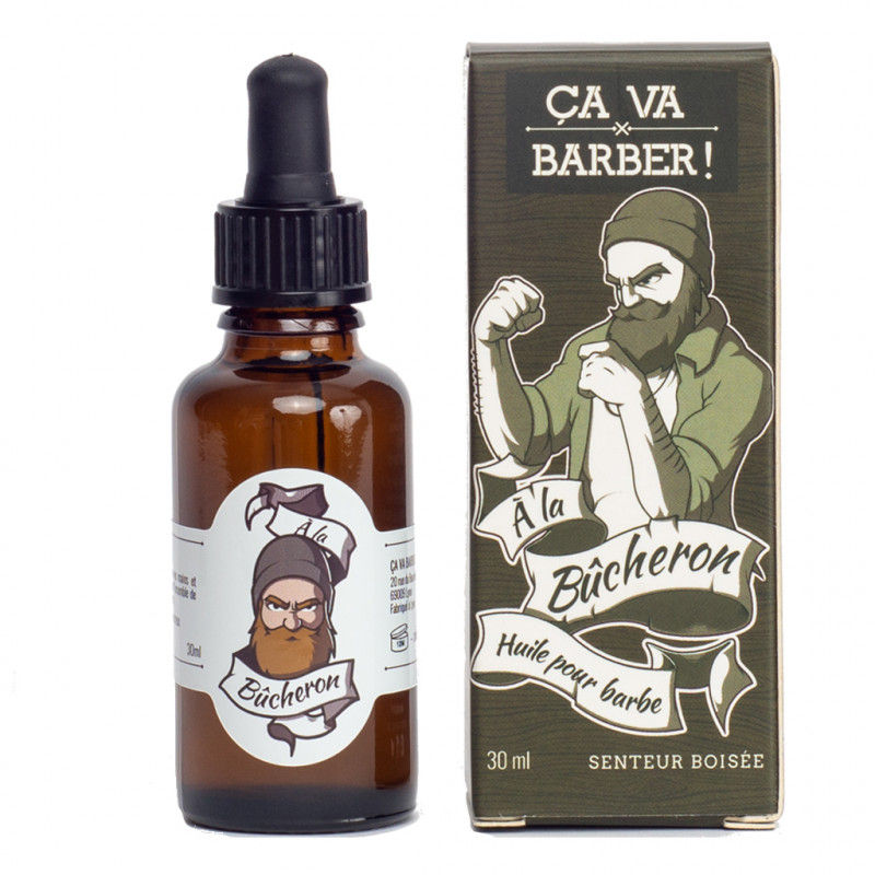 Huile pour barbe à la Bûcheron - Ça Va Barber
