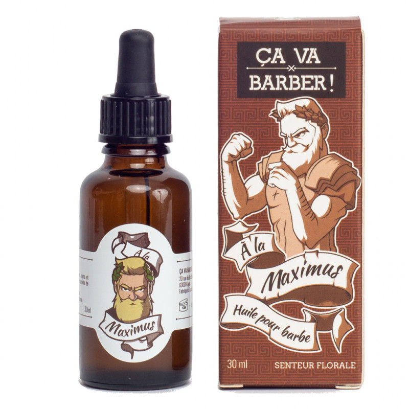 Huile pour barbe à la Maximus -Ça Va Barber